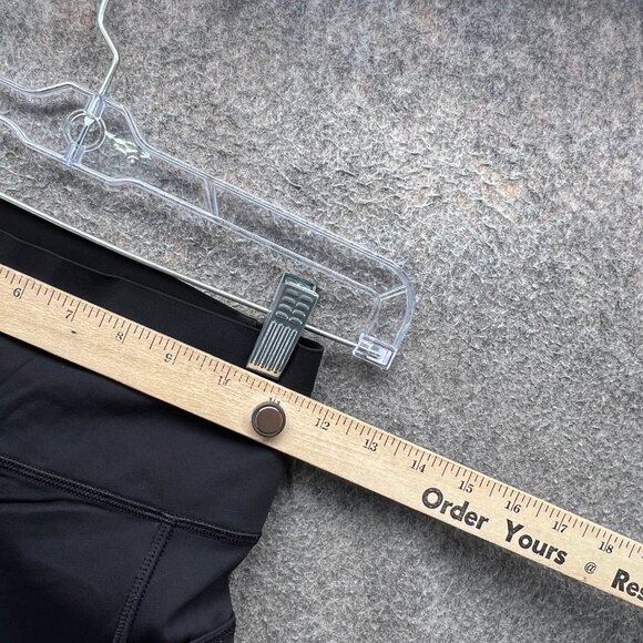 Lululemon Leggings Women 4 Black Fast and Free Crop 23” Nulux High Rise Running - Picture 5 of 10